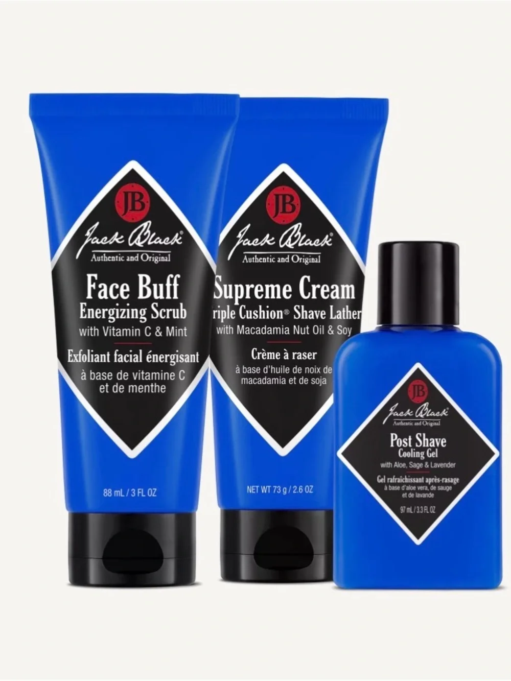 Jack Black Three You Need Shave Essentials - Blue